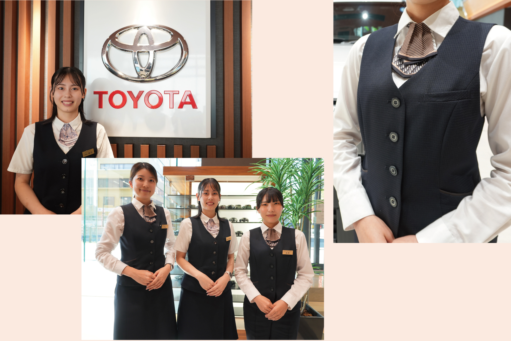 制服を着て立っている写真