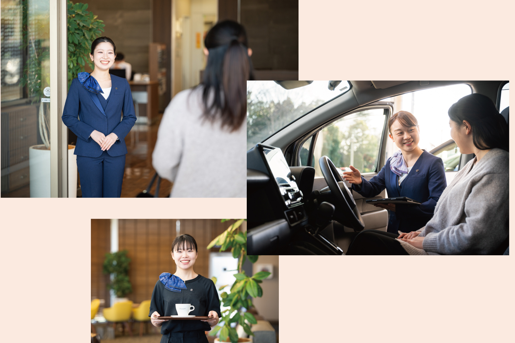 車屋で働く女性
