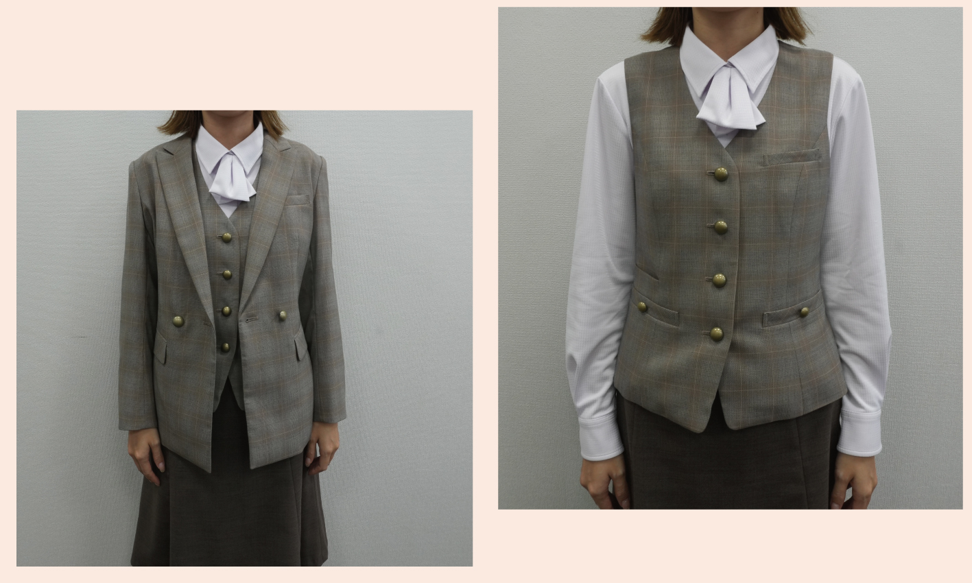 制服アップの画像。